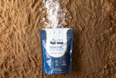 Baja Gold Mineral Sea Salt package