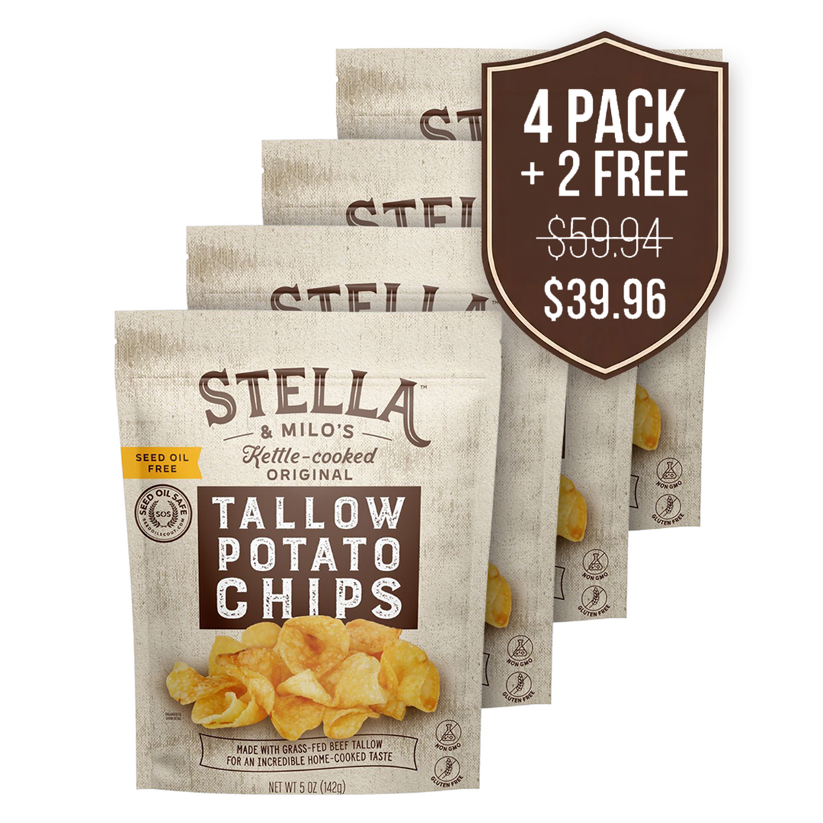 Kettle-Cooked Original - Special 4 Pack Offer