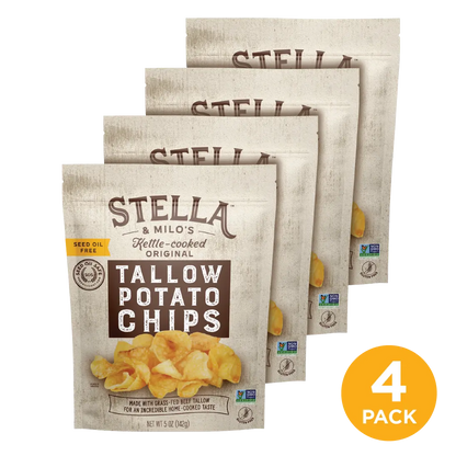 Kettle-Cooked Original Tallow Potato Chips 5 oz.
