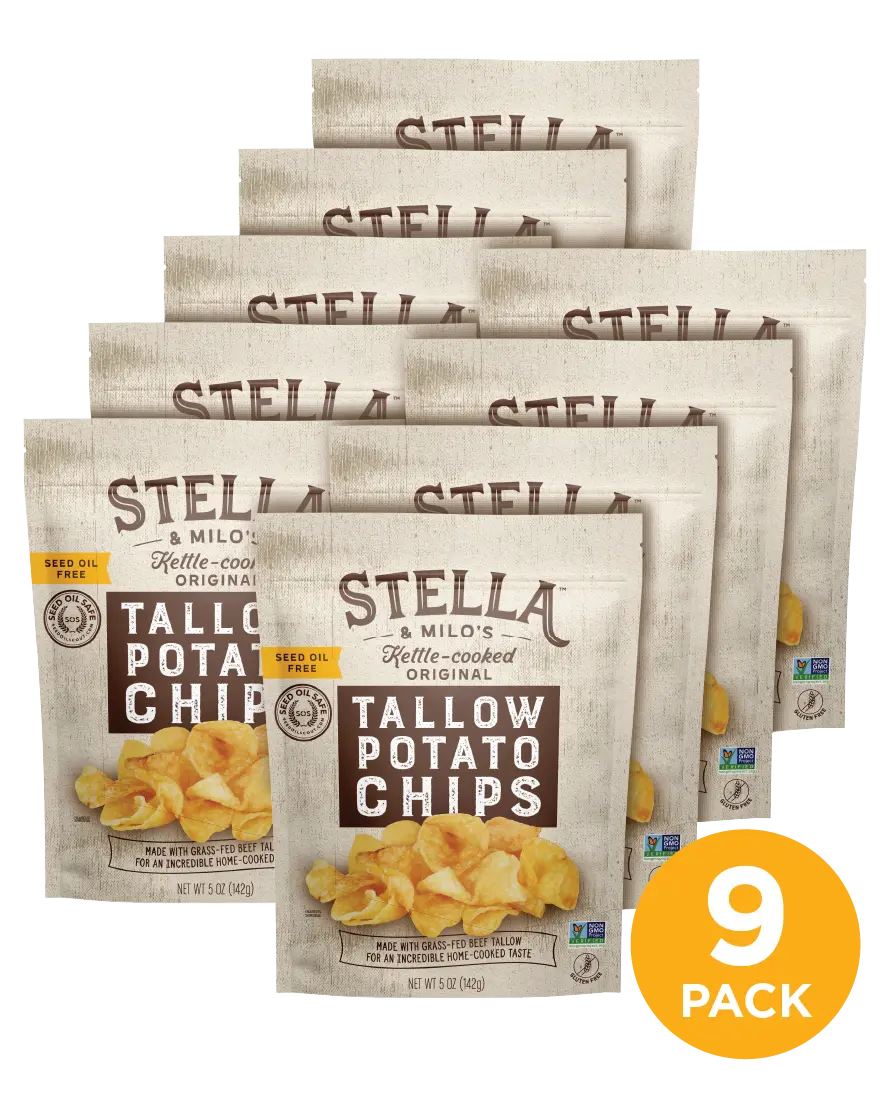Kettle-Cooked Original Tallow Potato Chips 5 oz.