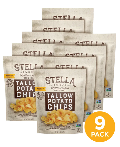 Kettle-Cooked Original Tallow Potato Chips 5 oz.