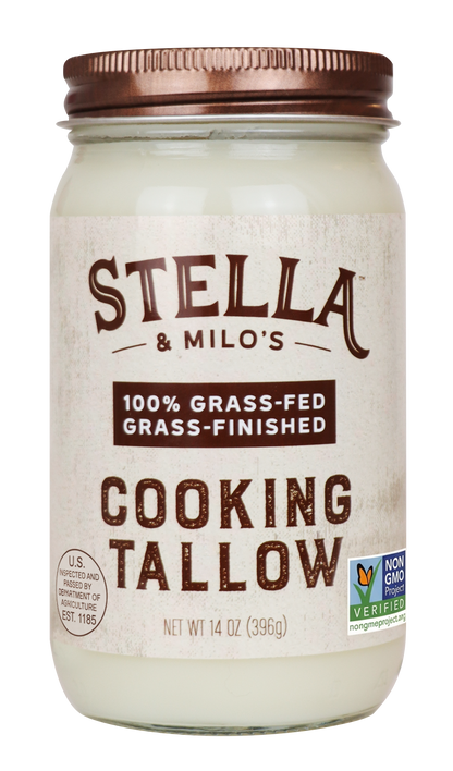 Grass Fed Beef Tallow for Cooking and Frying