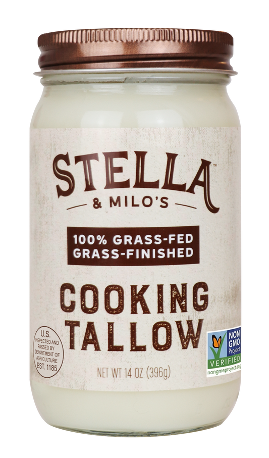 Grass Fed Beef Tallow for Cooking and Frying